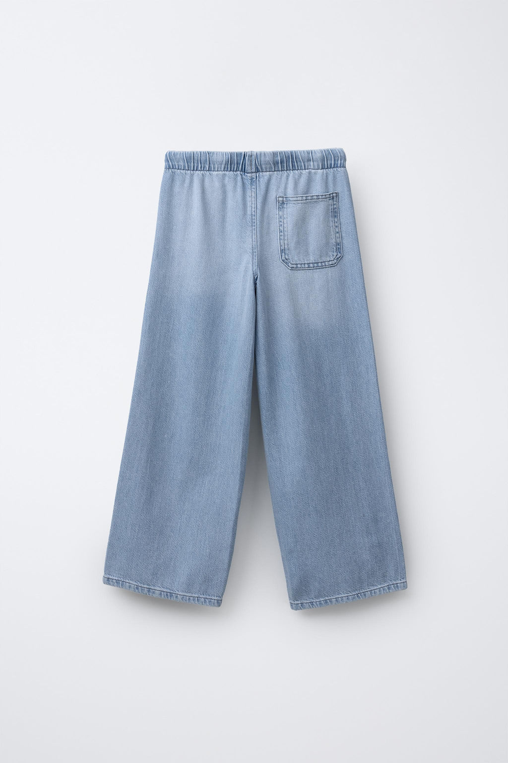 JEANS WIDE LEG CORDONES / Azul claro - Zara фото 2