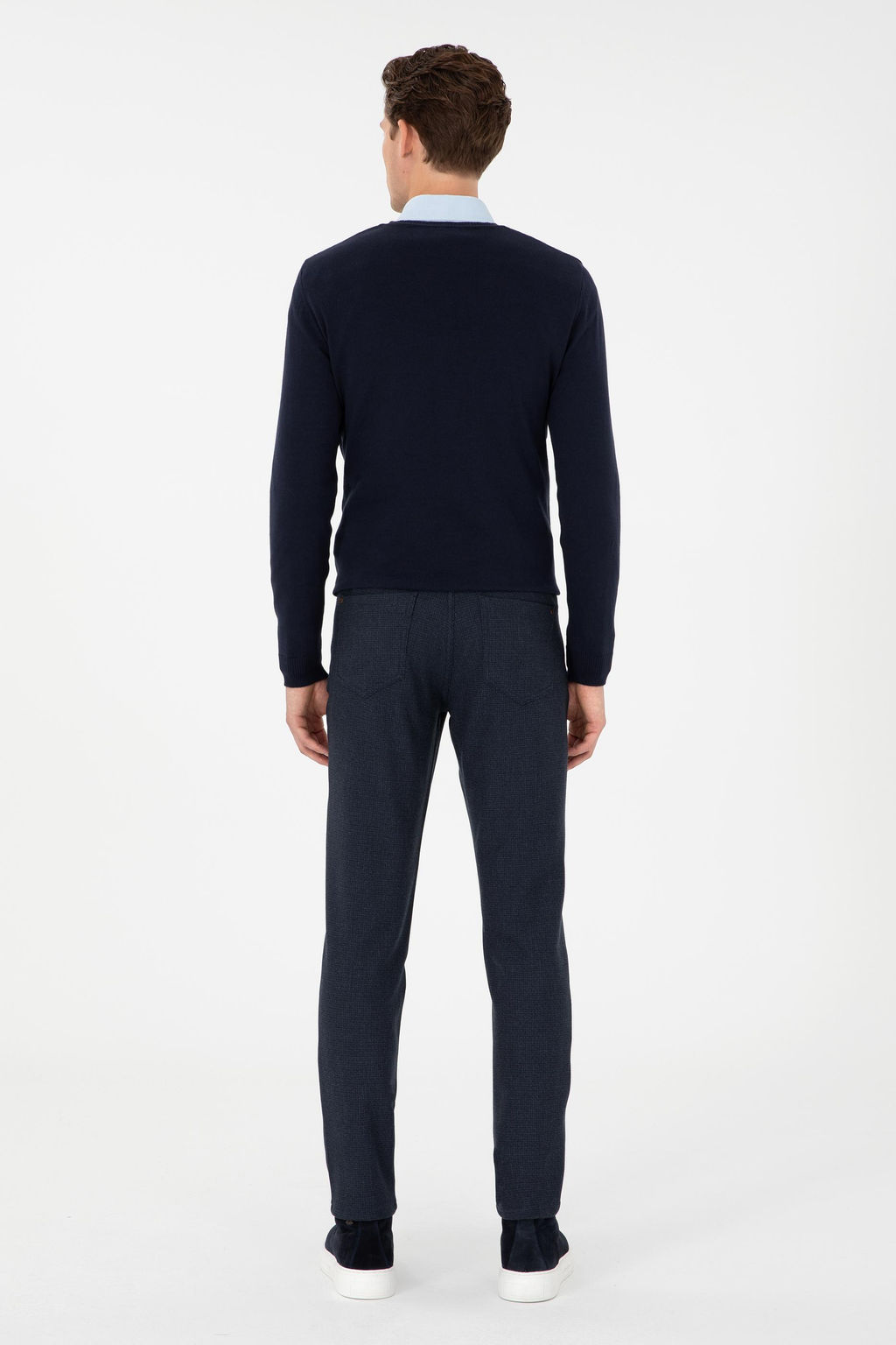 Мужские темно-синие брюки из плотной ткани Неожиданная скидка в корзине - U.s. polo assn фото 4