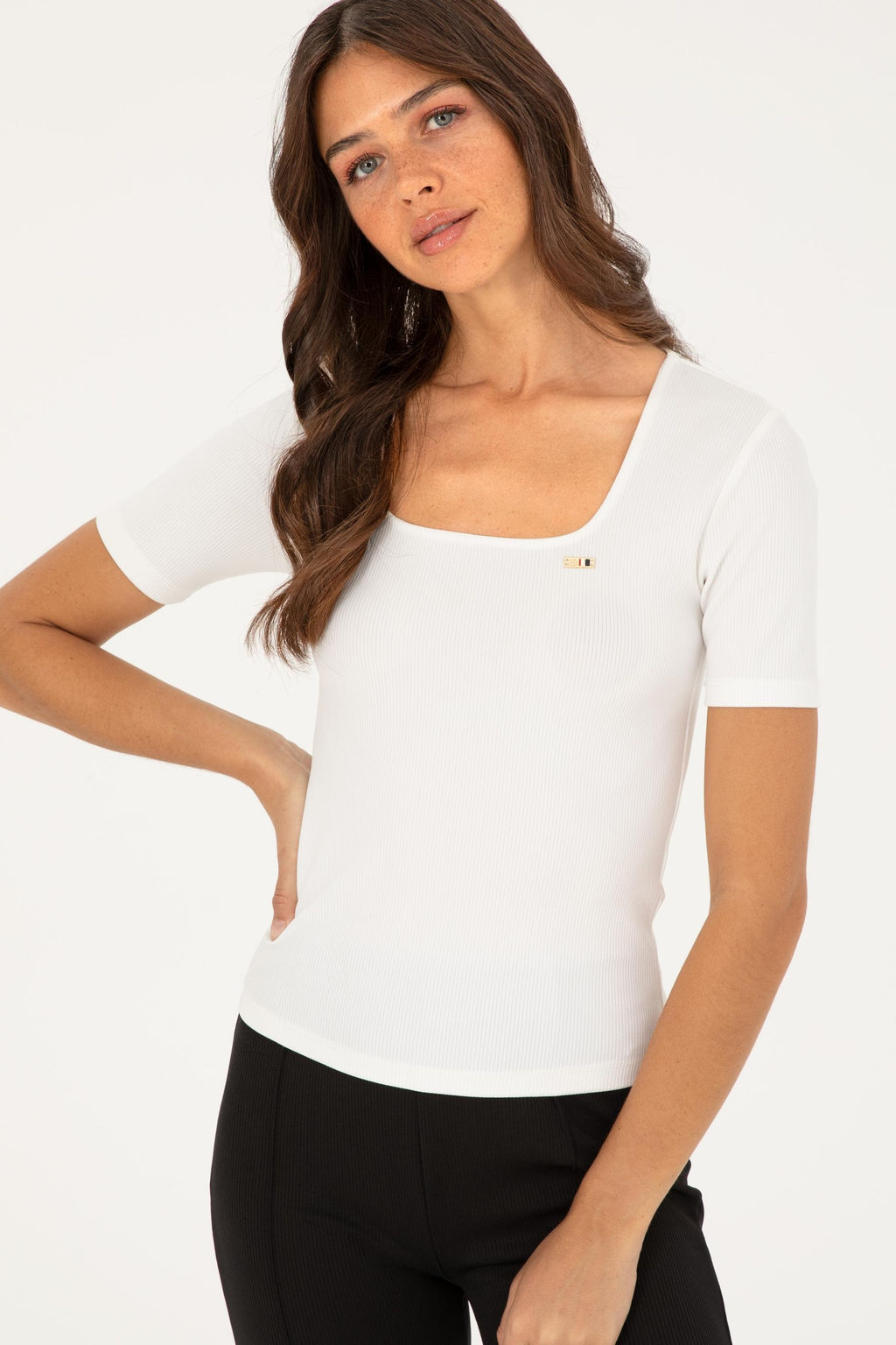 U. S. Polo Assn / Женская белая футболка - U.s. polo assn фото 3