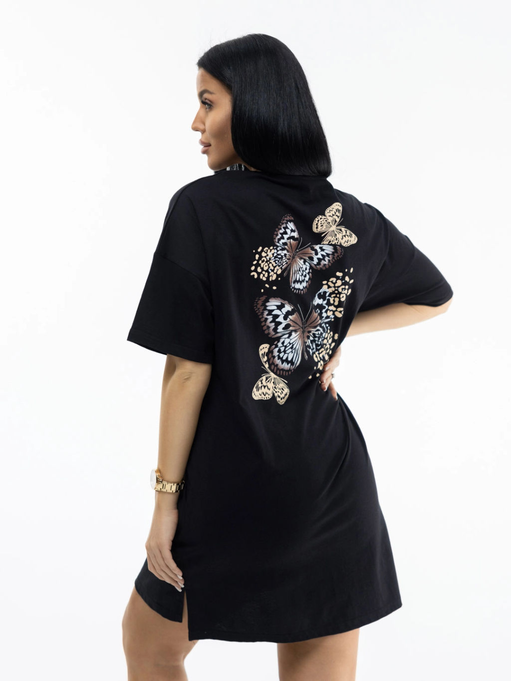 Туника женская, цвет черный