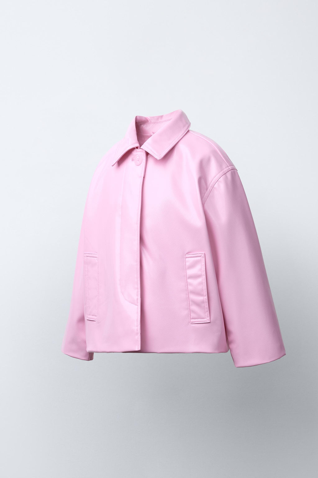 LEATHER EFFECT JACKET - Zara фото 2