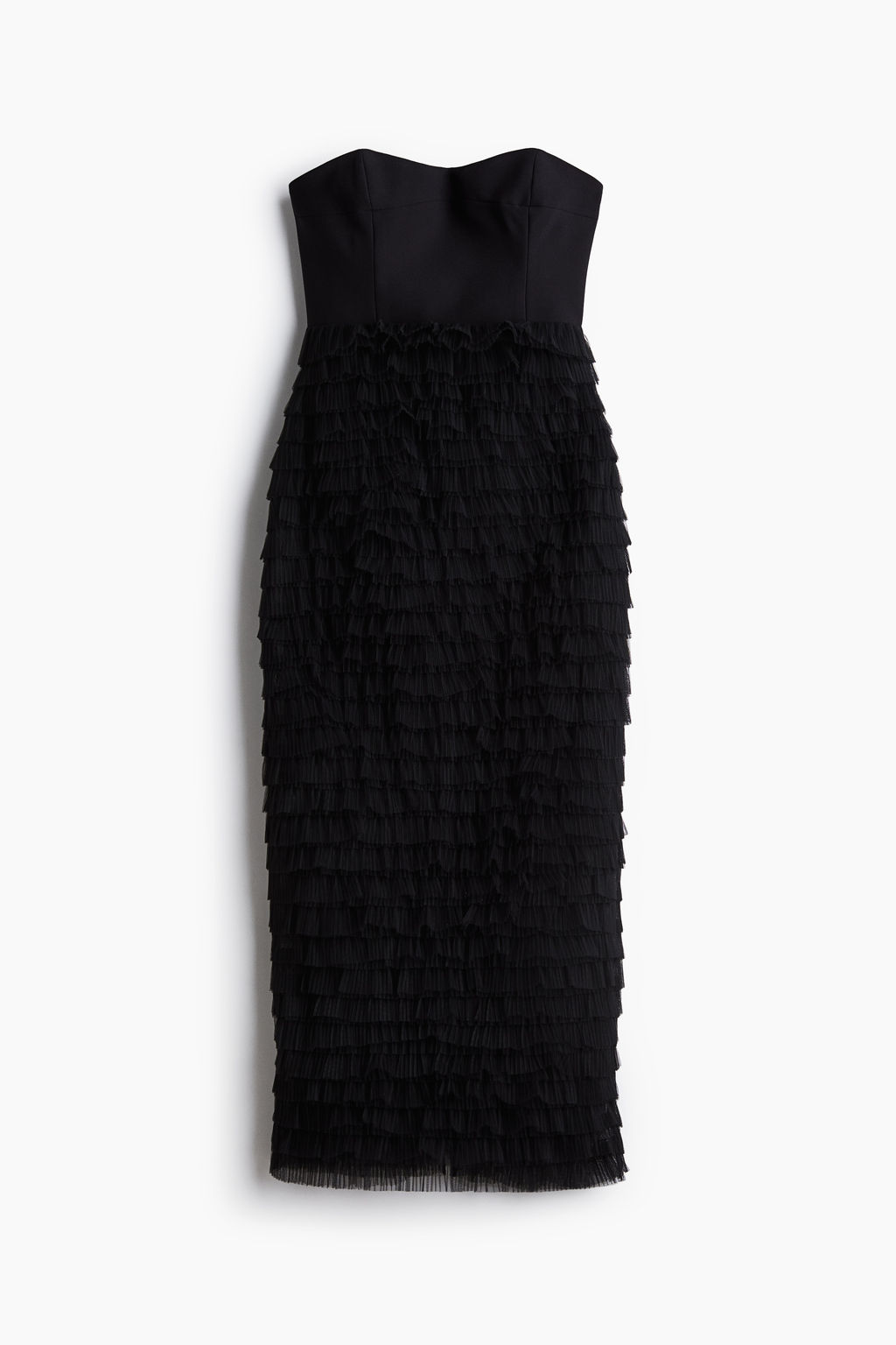 Vestido bandeau con falda de tul - H&m фото 9