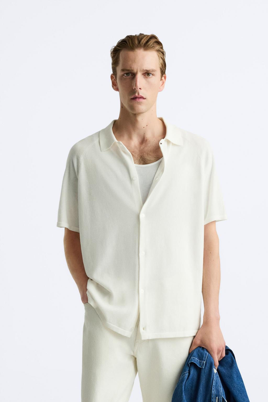LIGHTWEIGHT KNIT SHIRT - Zara фото 2