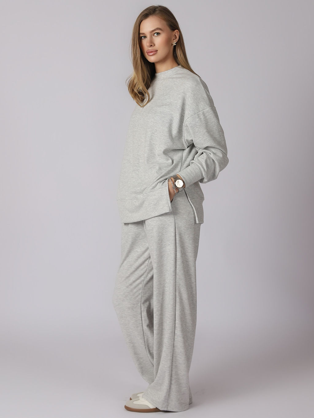 Женский Женский костюм СК030 Серый от Спортсоло
