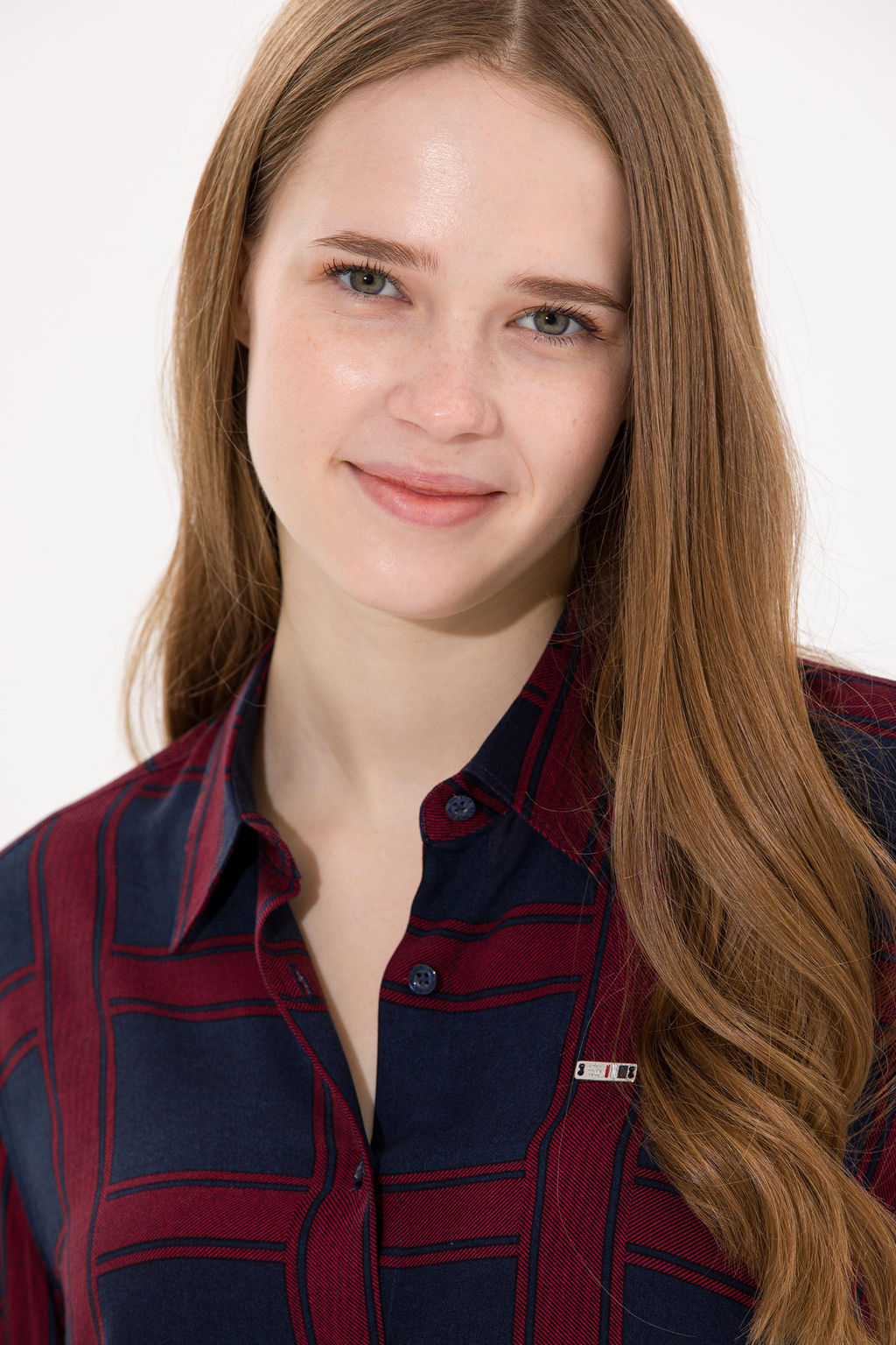 U. S. Polo Assn Женская темно-синяя рубашка с длинным рукавом - U.s. polo assn фото 2