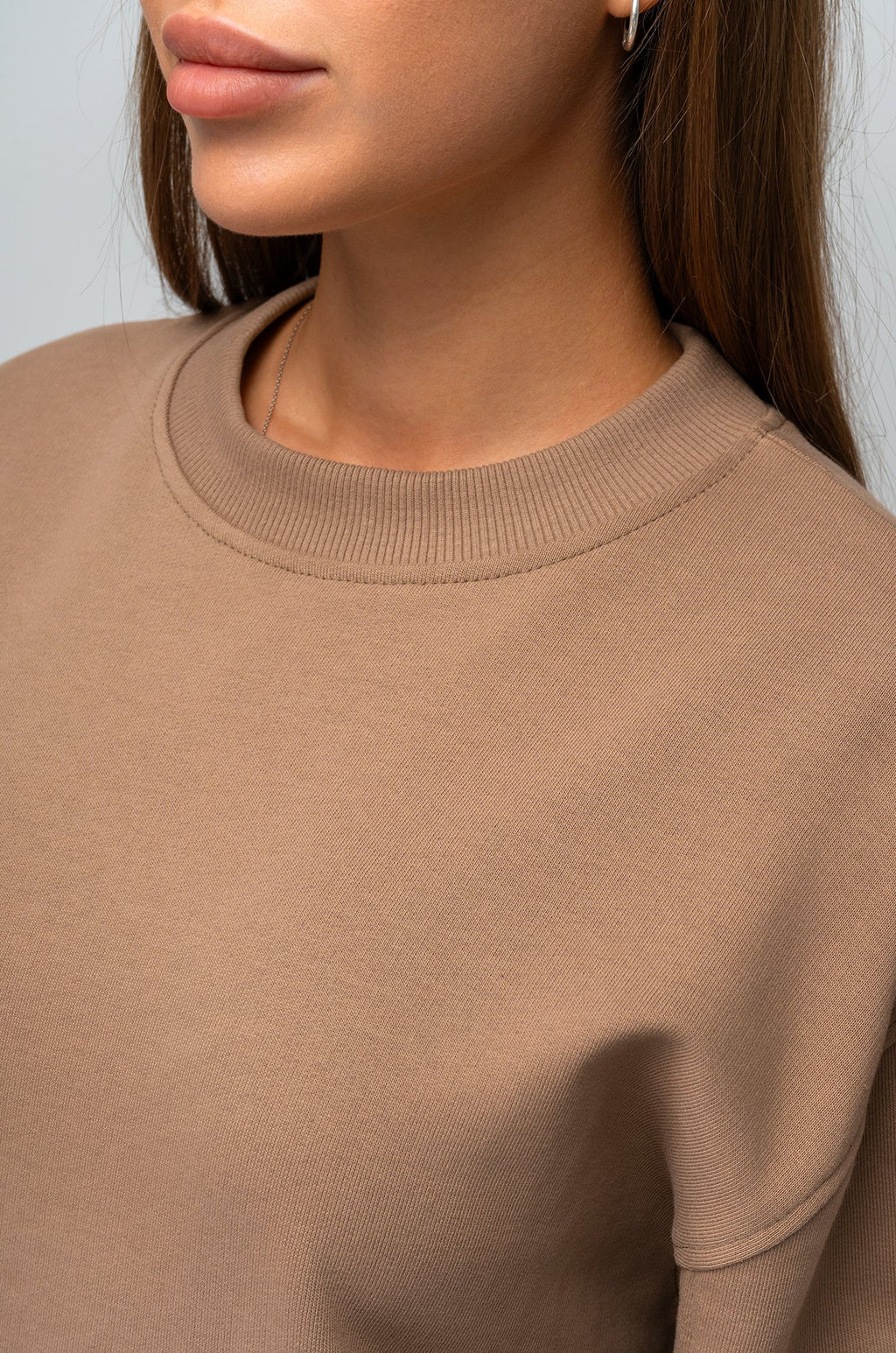 Женский костюм оверсайз из футера трехнитки Happyfox - Happy fox фото 4