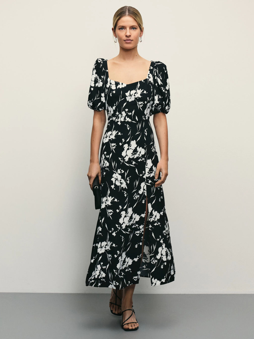 Платье миди с цветочным принтом / Zarina фото 5