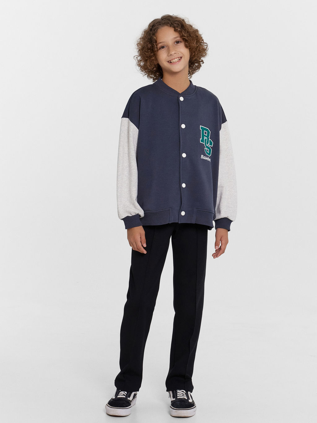 Толстовка для мальчиков в сером цвете - Mark formelle фото 4