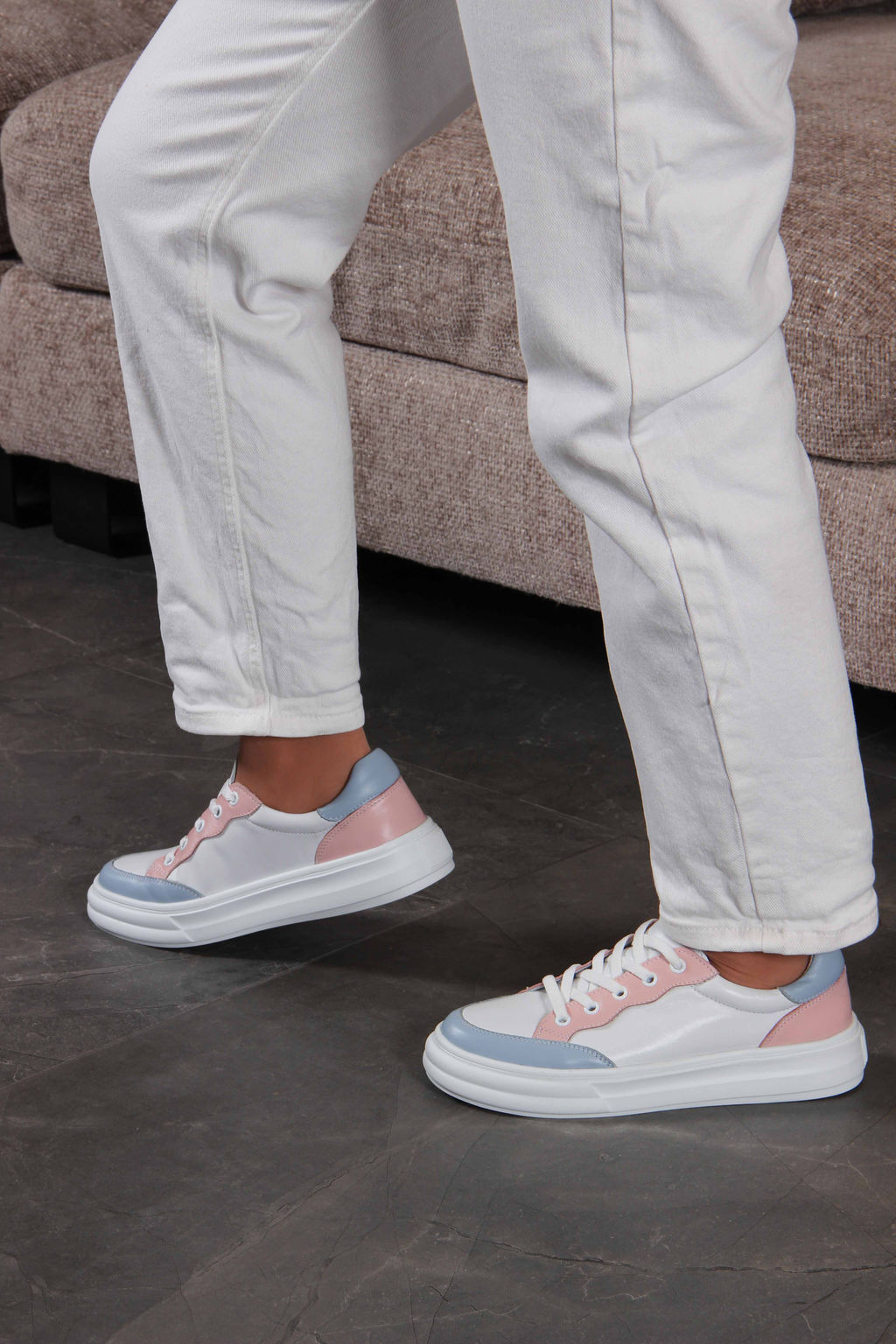 Кеды EDART 148.lusi22 w. Белый-голубой-розовый - Ed'art фото 20