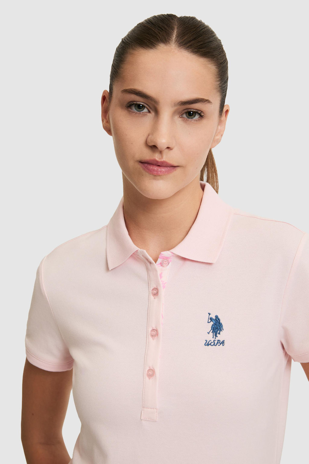 Kad_n A__k Polo Yaka Basic Ti__rt