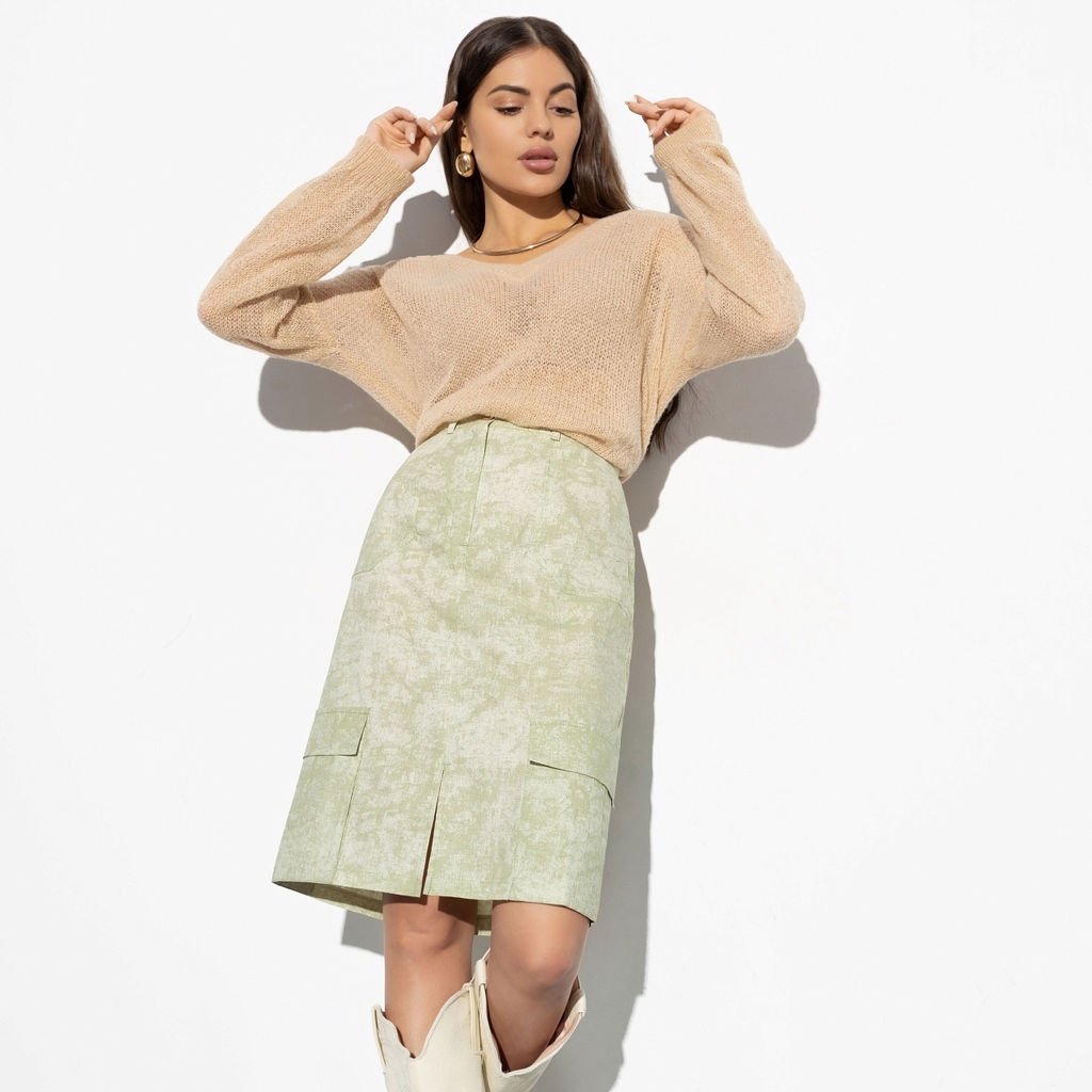 Юбка в стиле хаки, Модный знак - Charutti фото 7