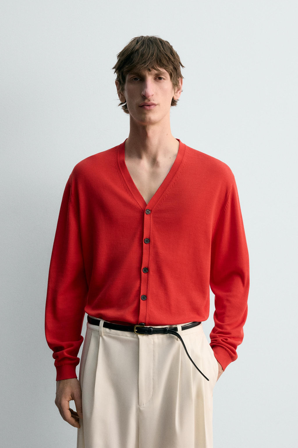 RELAXED FIT LIMITED EDITION CARDIGAN - Zara фото 10