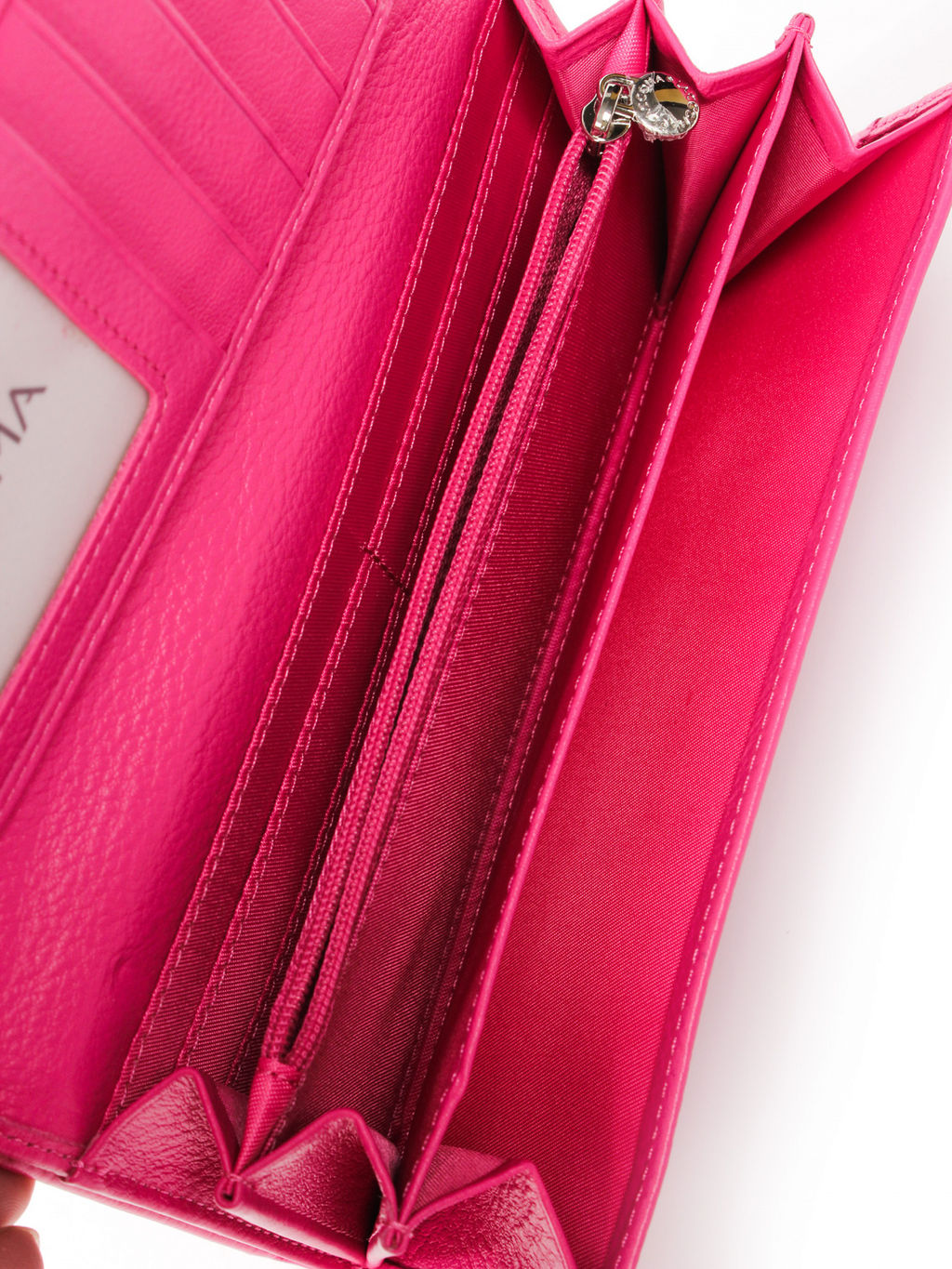 LACCOMA кошелек LA-1075-фуксия натуральная кожа