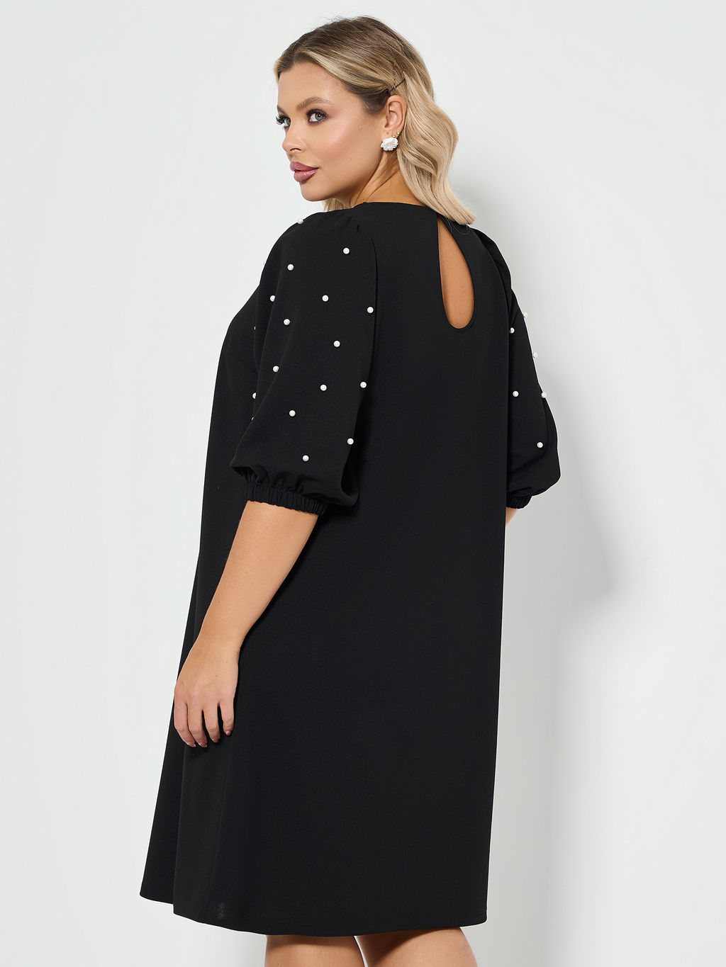 Платье 0218-2 чёрный кварц - Dora фото 63