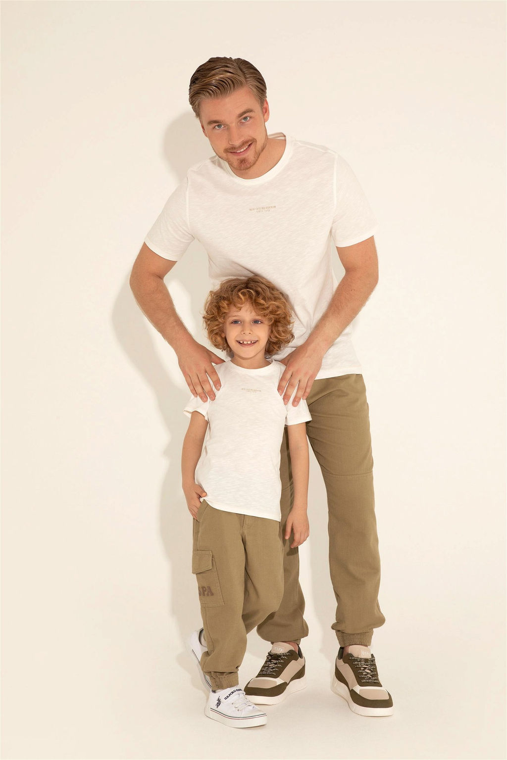 Футболка цвета экрю для мальчика - U.s. polo assn фото 5