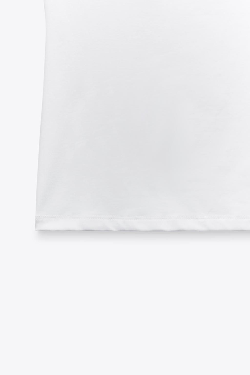 POLYAMIDE TOP WITH THIN STRAPS - Zara фото 10