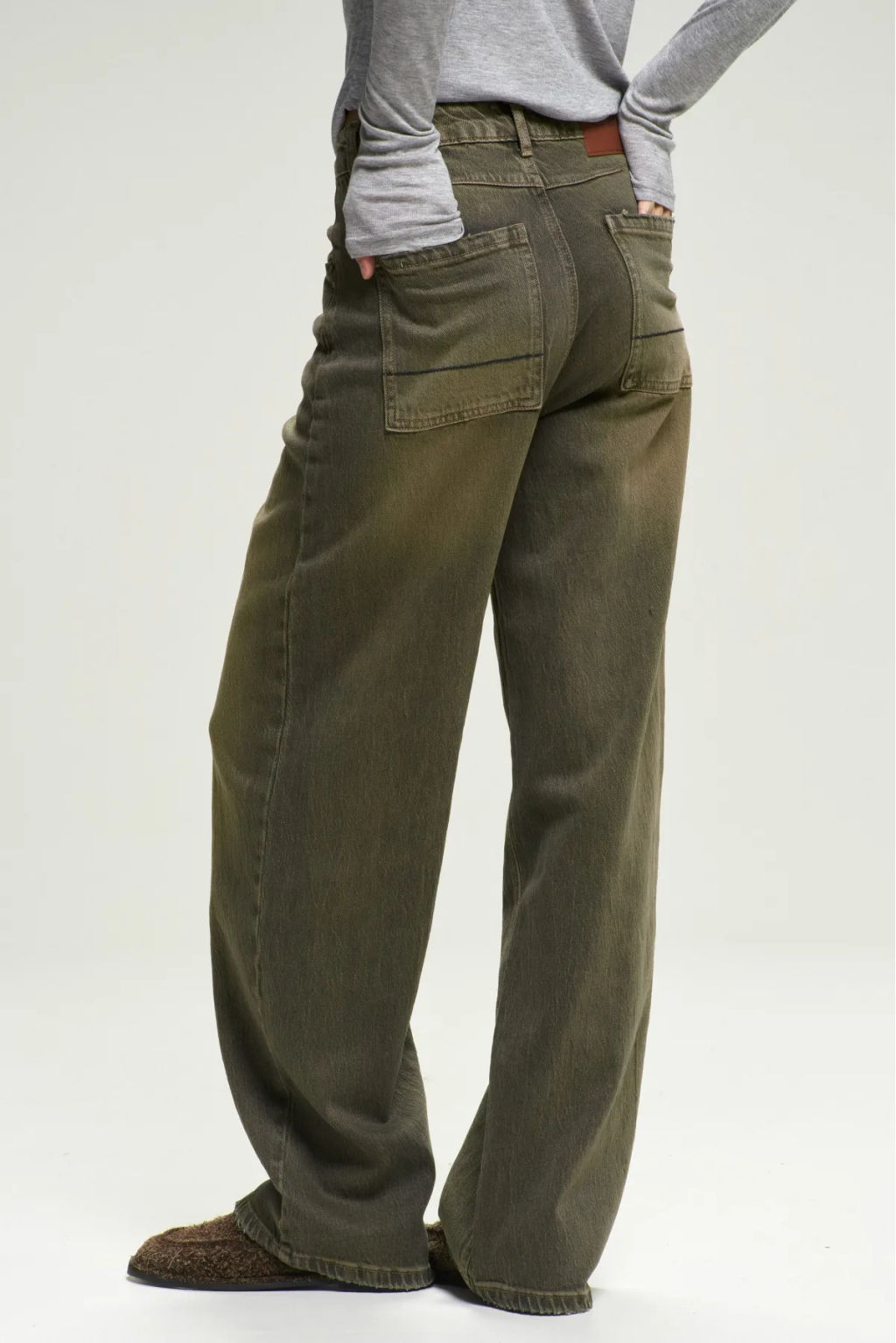 Джинсы RELAXED Washed Brown - Erist store фото 7