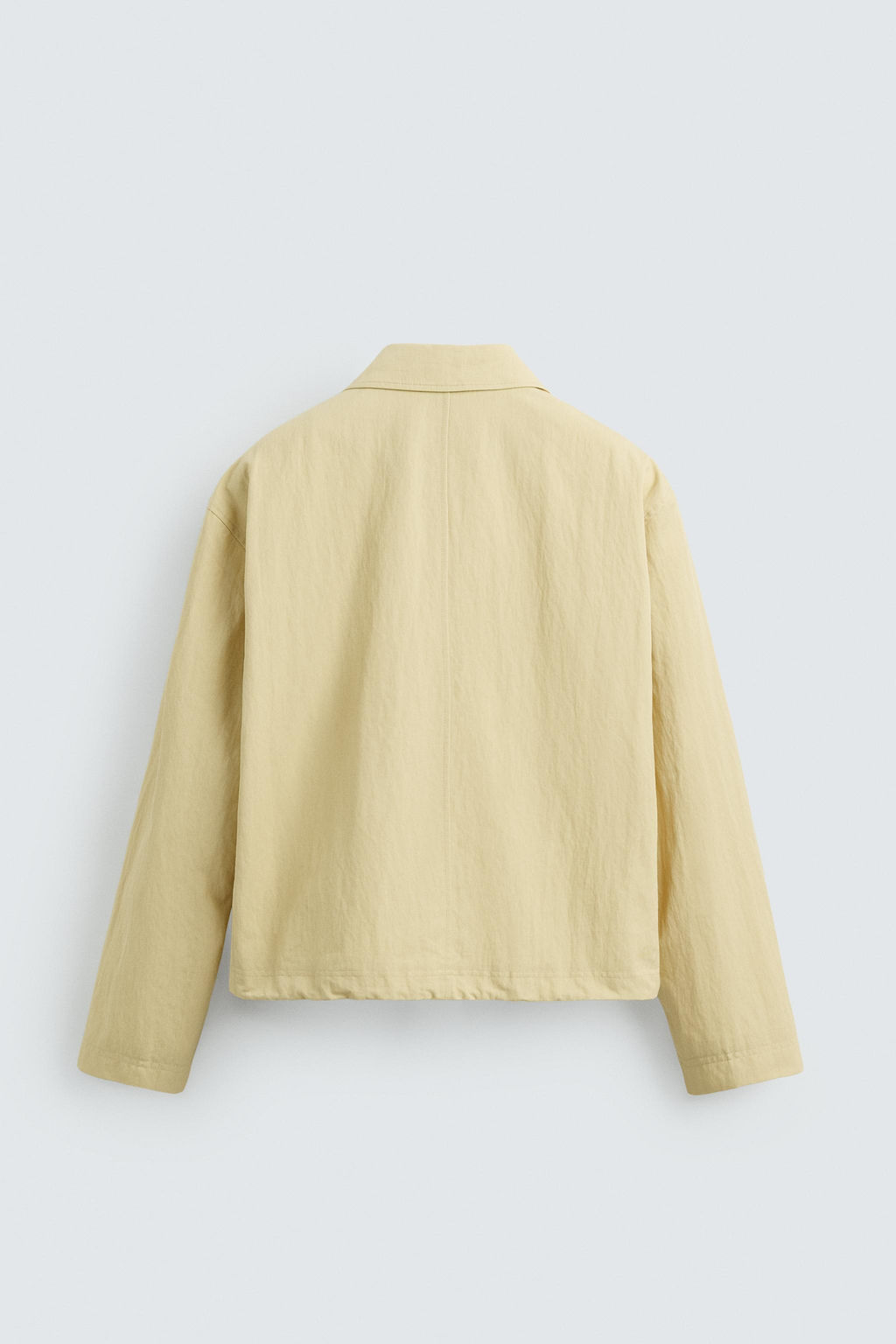 STRUCTURED CROPPED FIT JACKET - Zara фото 8