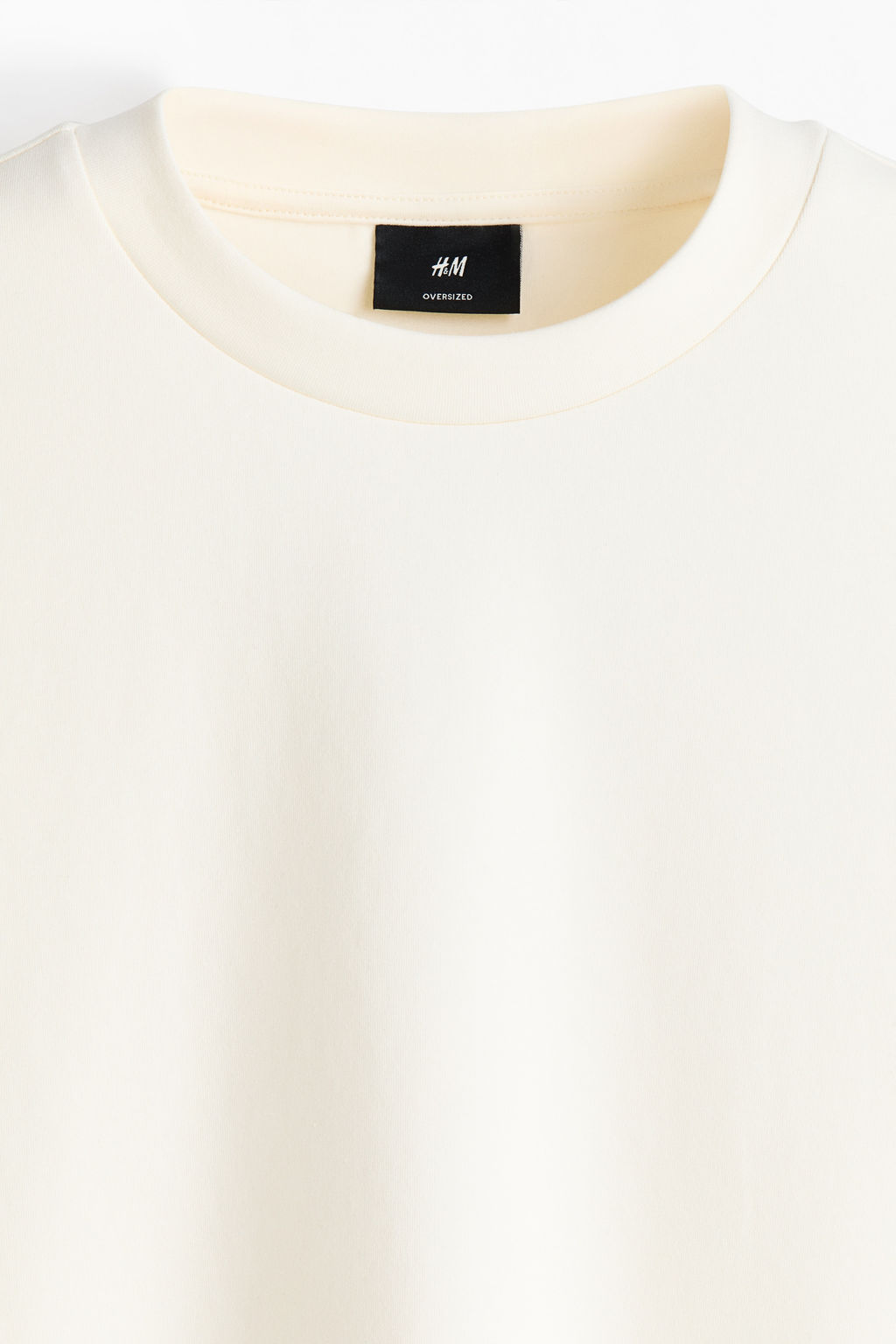 Camiseta efecto neopreno Oversized Fit - H&m фото 4