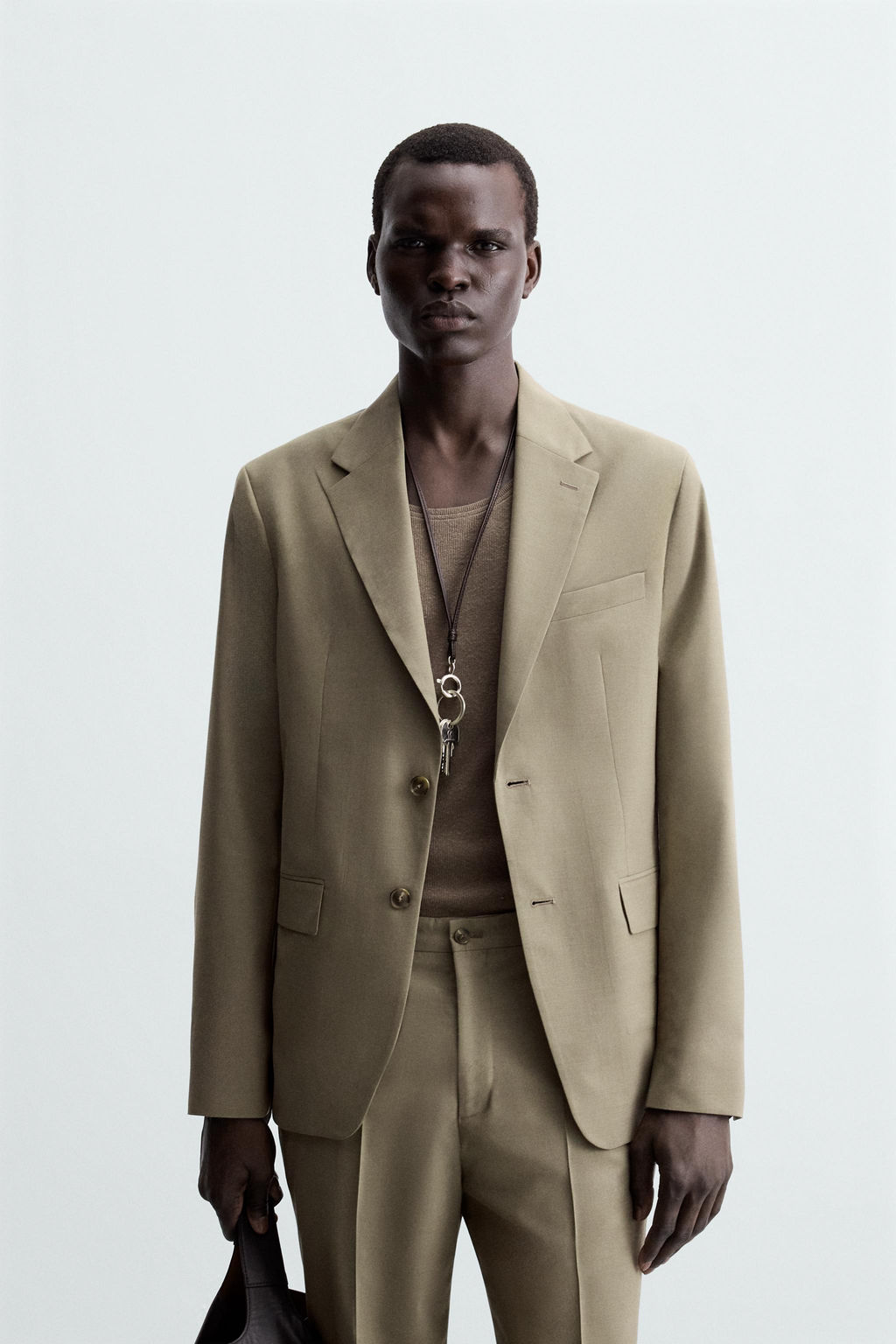 TEXTURED SUIT BLAZER - Zara фото 10