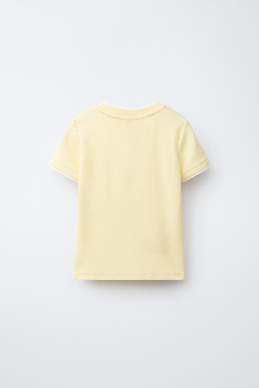 CAMISETA DOBLE CON MODAL / Antracita oscuro - Zara фото 3