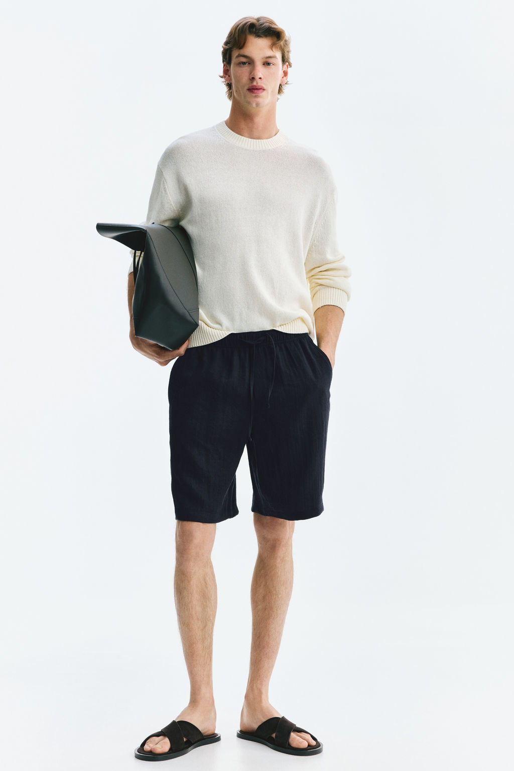 Pantal?n corto Loose Fit - H&m фото 8