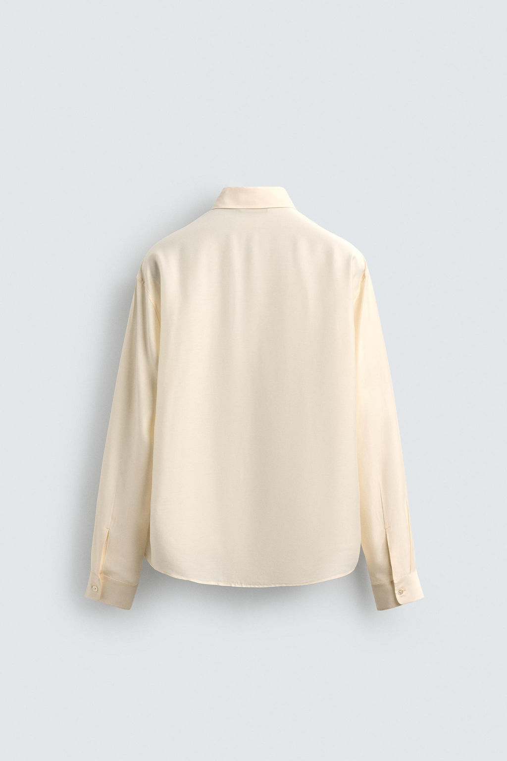 CAMISA FLUIDA BAMB? - SEDA / Blanco roto - Zara фото 8