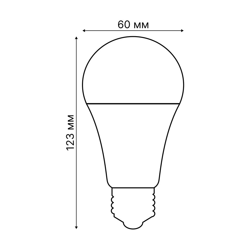 LED-A60-12W/RGBW/E27/230V/WF/FR PLS80WH Умная лампа светодиодная Wi-Fi+Bluetooth, диммируемая. Форма "А", матовая. 2700-6500K+RGB. Голосовое управление+приложение UnielSmart. TM Uniel