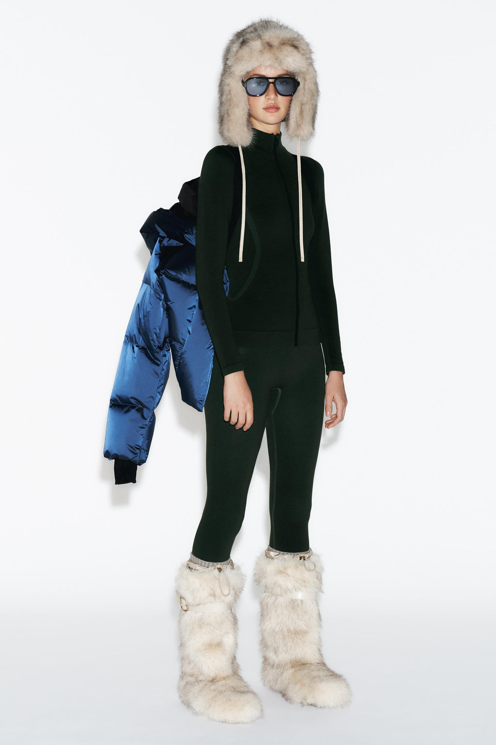 FAUX FUR BOOTS WITH STRAP SKI COLLECTION - Zara фото 13