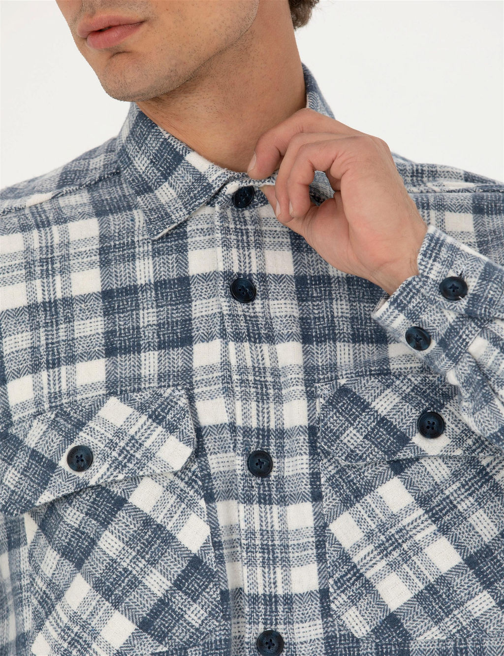 Mavi Oversize Oduncu G_mlek - Pierre cardin фото 7