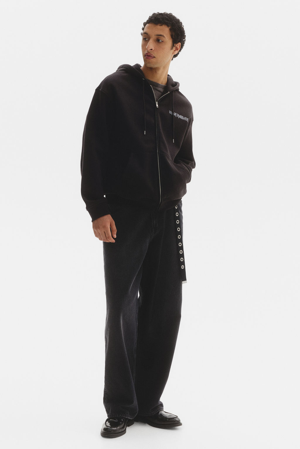 Chaqueta sudadera con capucha y motivo Loose Fit - H&m фото 5