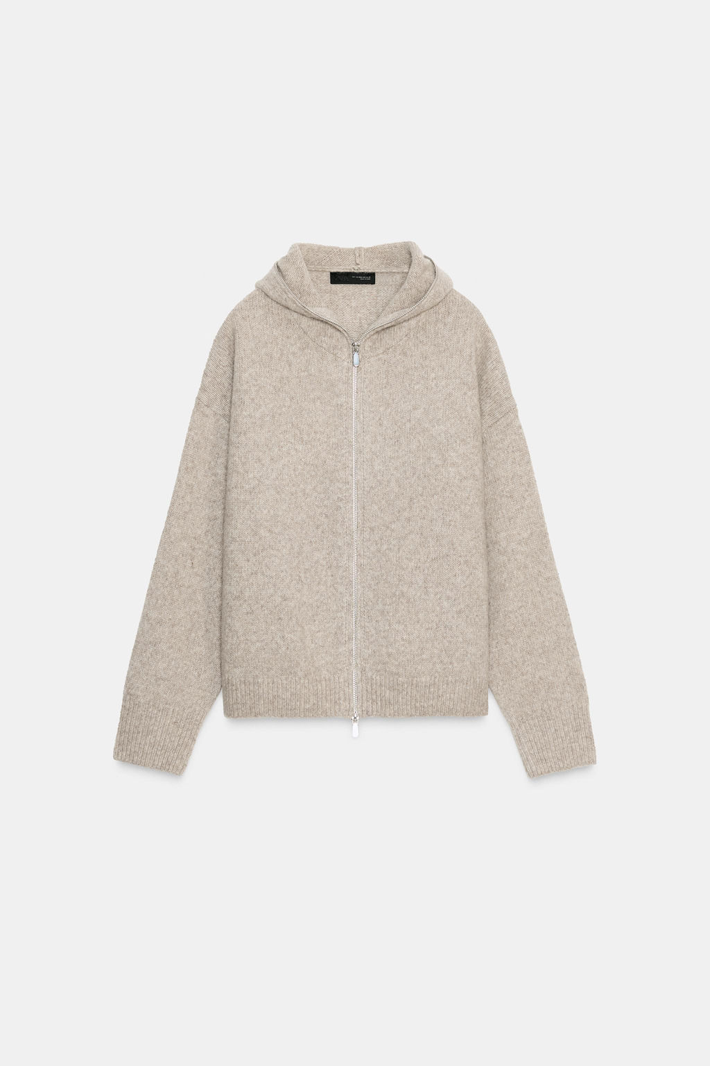HOODED WOOL JACKET - Zara фото 12