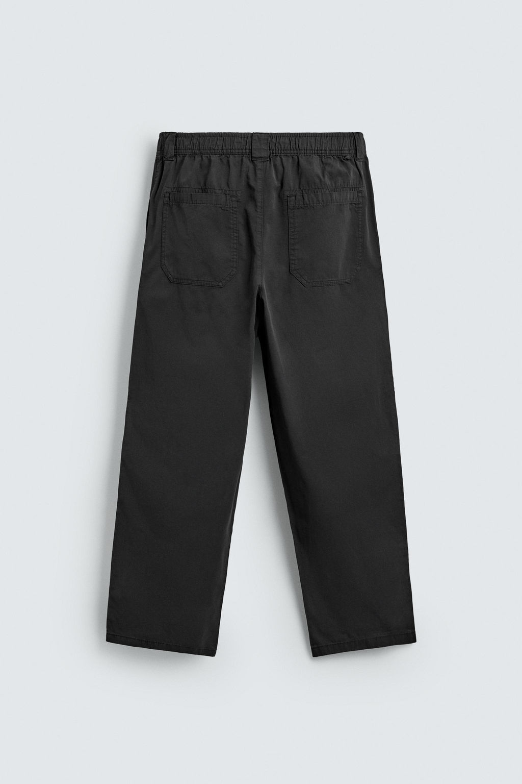 PANTAL?N RELAXED FIT ALGOD?N / Negro - Zara фото 8