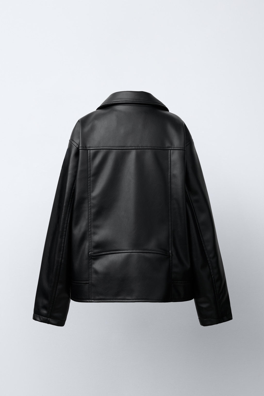 FAUX LEATHER BIKER JACKET