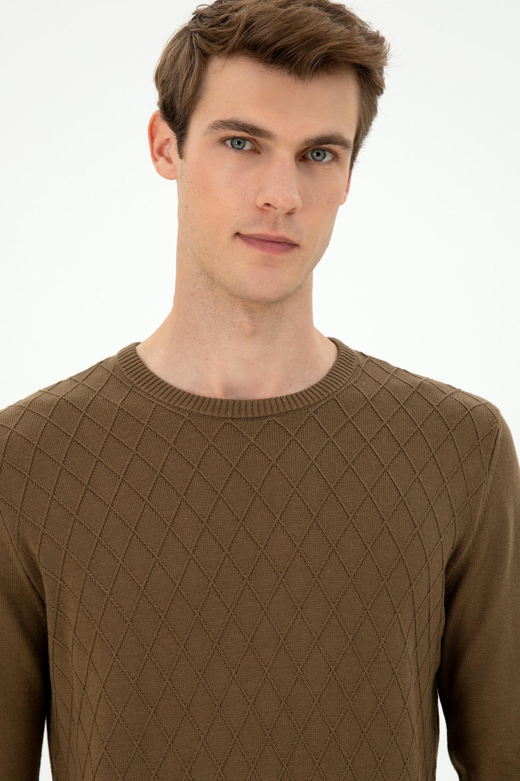 Мужской свитер цвета хаки Неожиданная скидка в корзине - U.s. polo assn фото 2