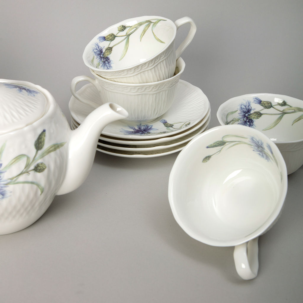 ЧАЙНЫЙ СЕРВИЗ LEFARD ВАСИЛЬКИ НА 6 ПЕР. 14 ПР.  фото 11