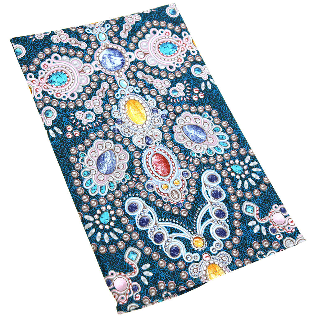 Сапфир Скатерть-дорожка на стол набивная 50х148см, 231г/м2, хлопок 100%, Домашняя мода (Россия)  фото 6