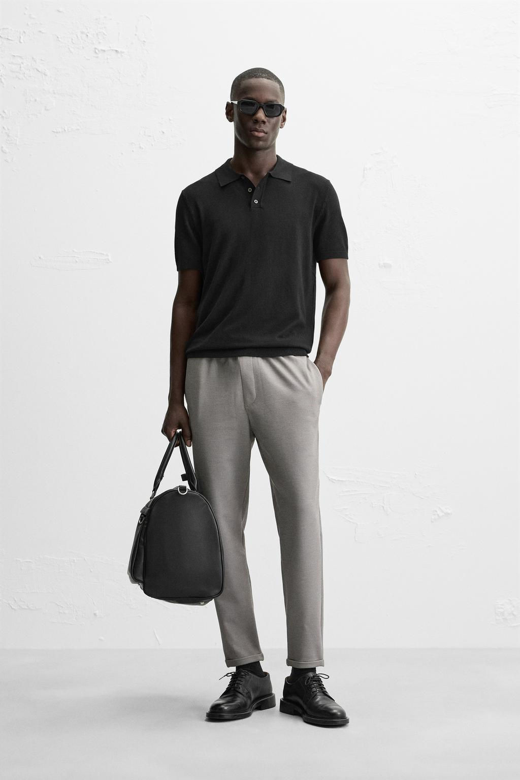 EASY CARE JOGGER WAIST TROUSERS - Zara фото 30