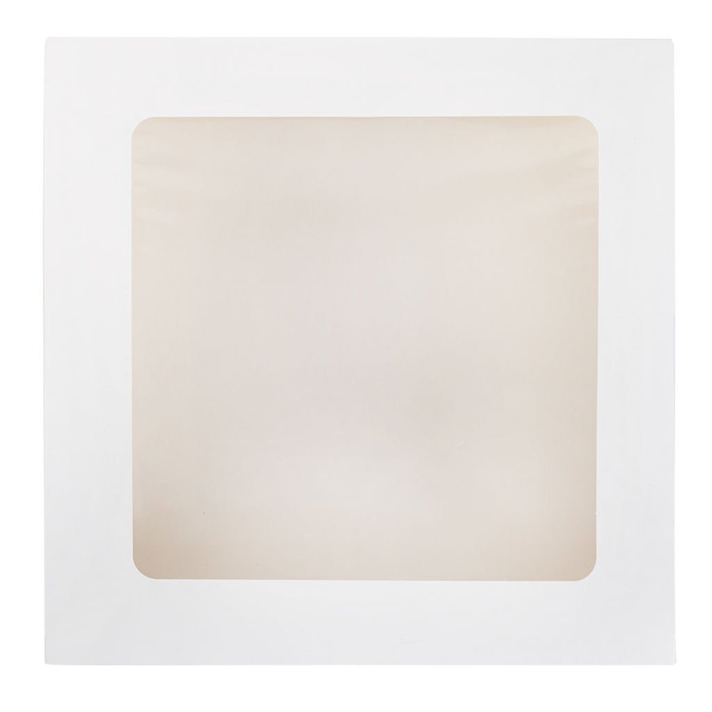 S-CHIEF BFC-012 Кондитерская коробка для торта с ДВУМЯ ОКНАМИ 26 x 26 x 10 см фото 6