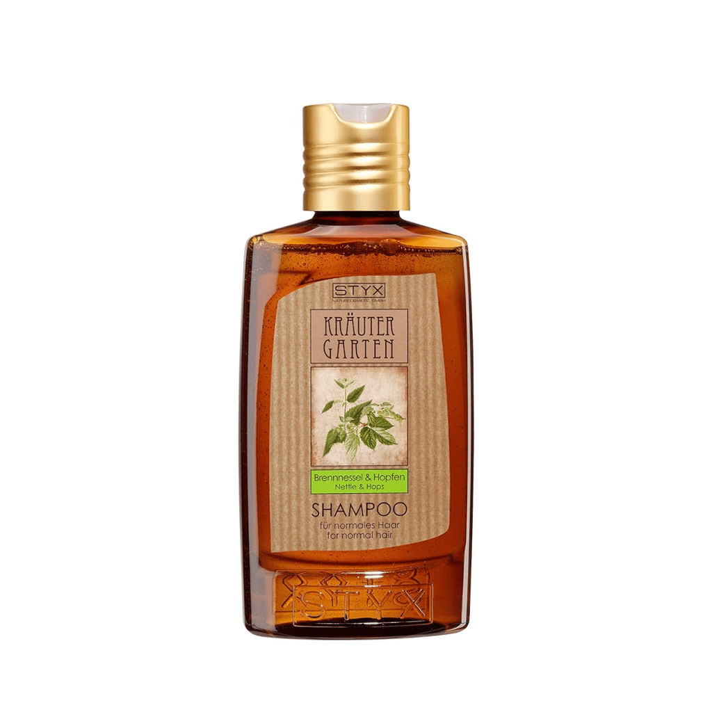 Антиоксидантный шампунь для нормальных и сухих волос КРАПИВА-ХМЕЛЬ STYX, 200 мл