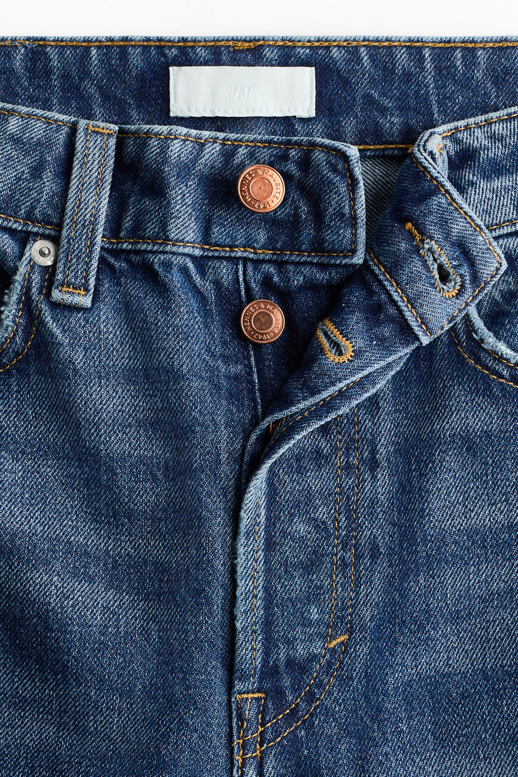 Straight High Waist Ankle Jeans - H&m фото 13