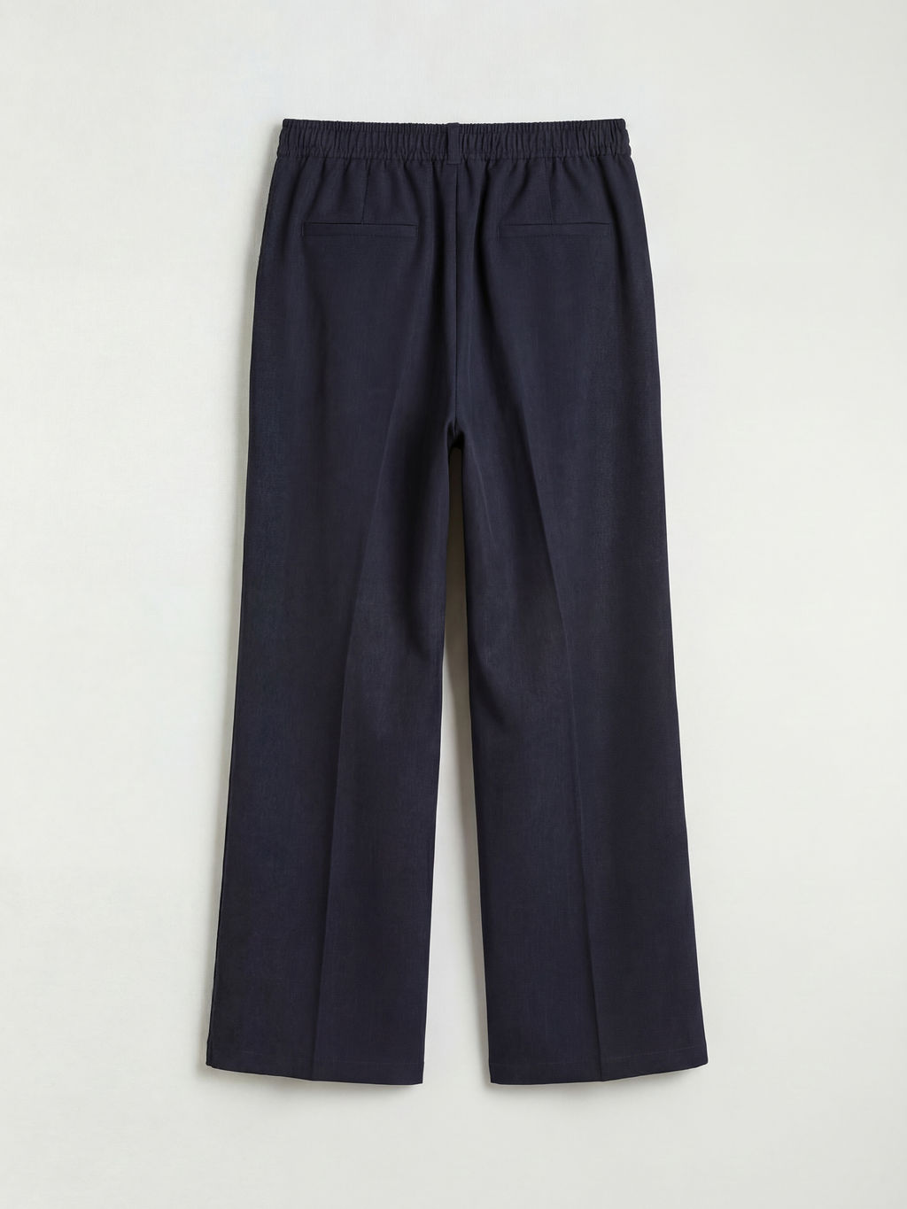 B?y?k Beden Beli Lastikli Geni? Pa?a Kad?n Pantolon