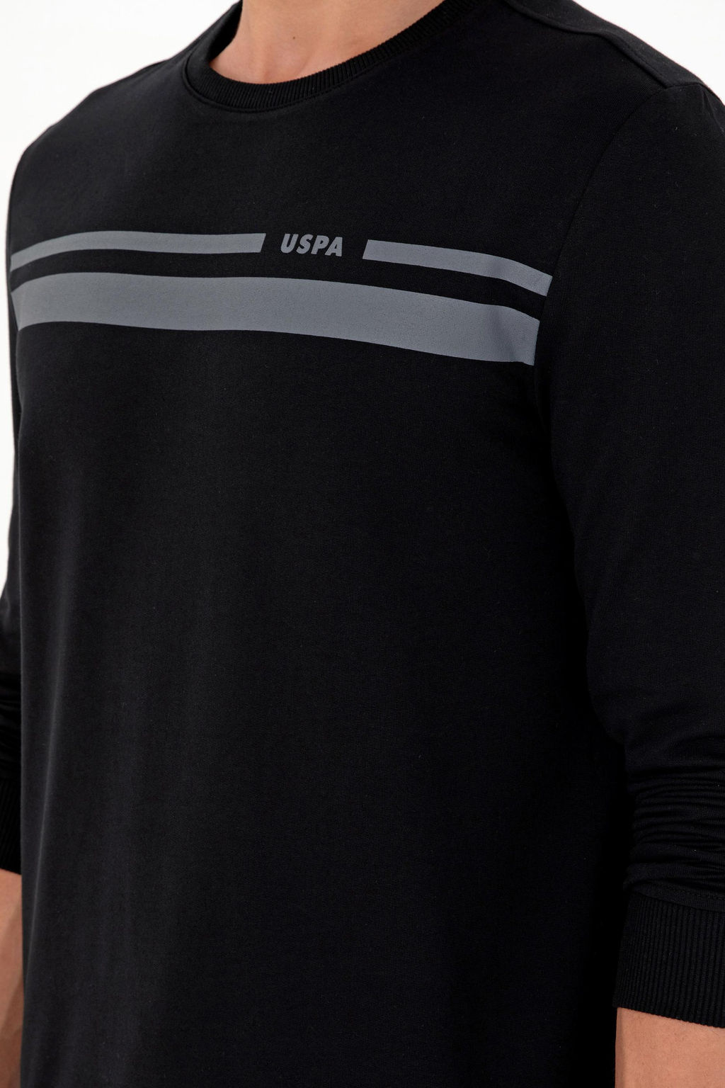 Мужской черный свитшот - U.s. polo assn фото 7