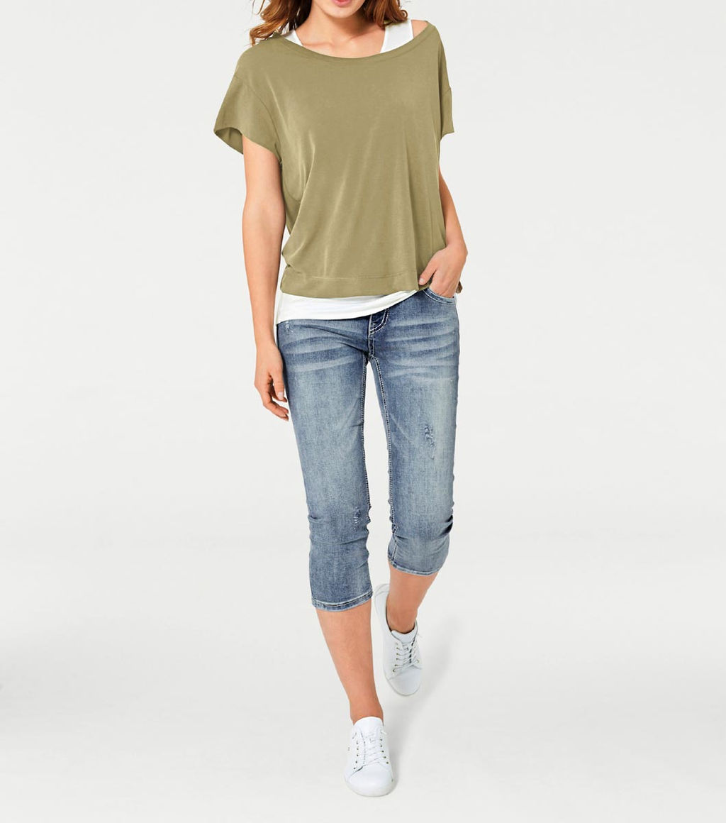 Блузка и топ, песочная и экрю - Linea tesini фото 3