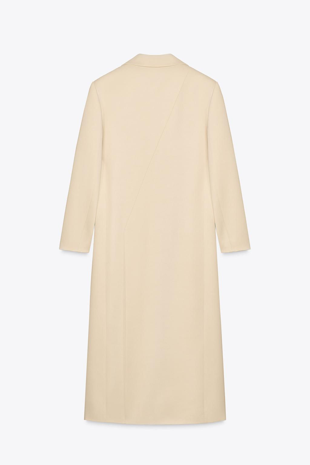 LONG FROCK COAT ZW COLLECTION - Zara фото 8