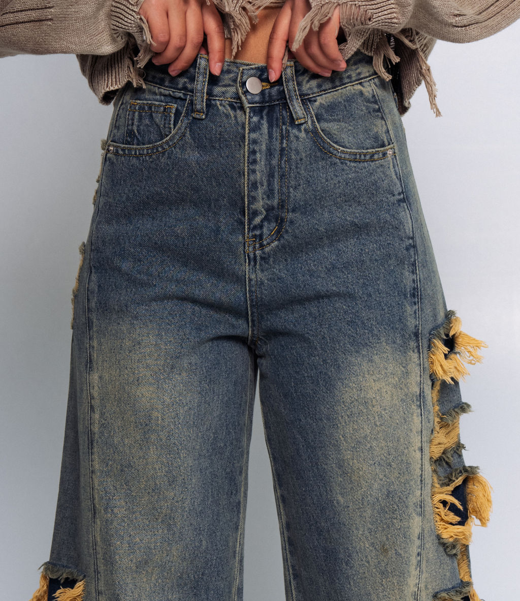 Джинсы #КТ10589, синий - Dommod фото 5