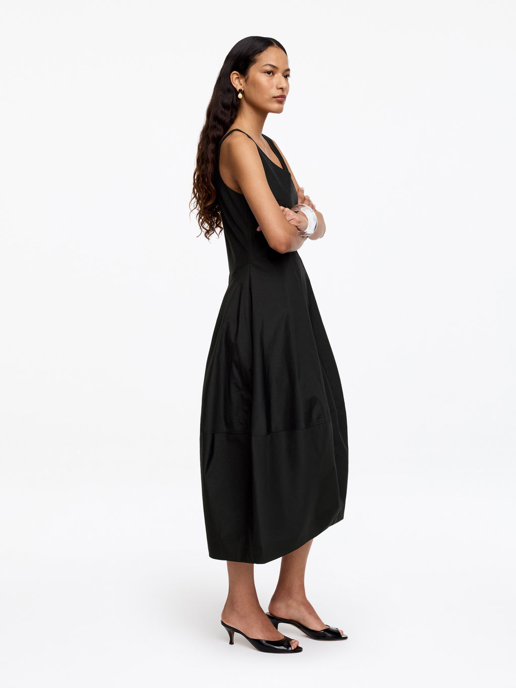Vestido envolvente de tafet?n - H&m фото 7
