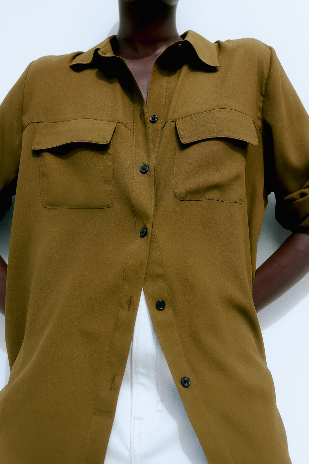 Camisa de crepe - H&m фото 3