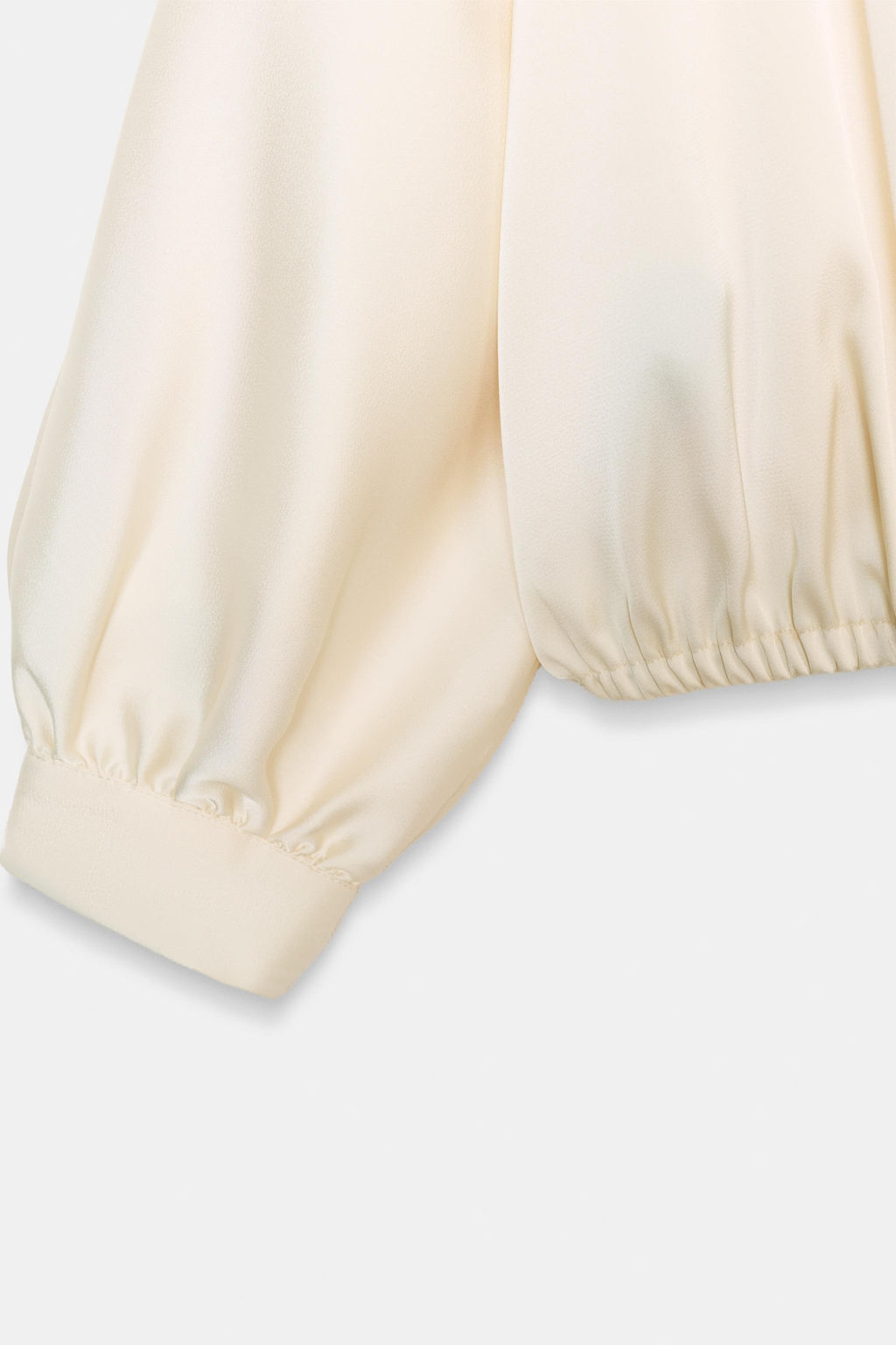 SATIN WRAP BLOUSE - Zara фото 14