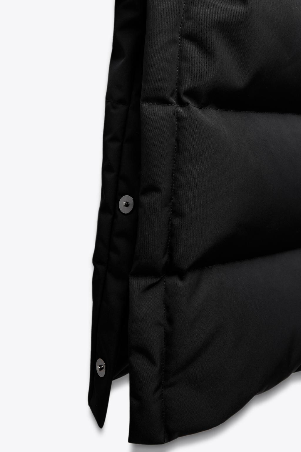 LONG HOODED WATER AND WIND-PROOF PUFFER JACKET - Zara фото 7